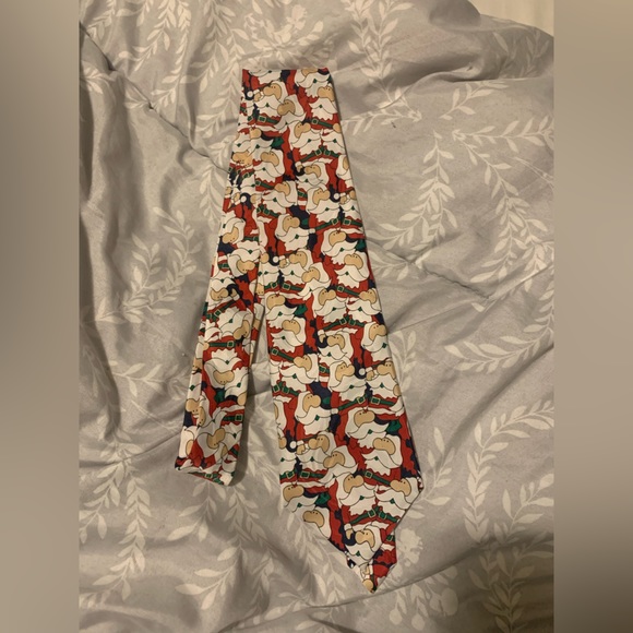 Vintage Creative Apparel Santa Silk Necktie - Picture 3 of 3